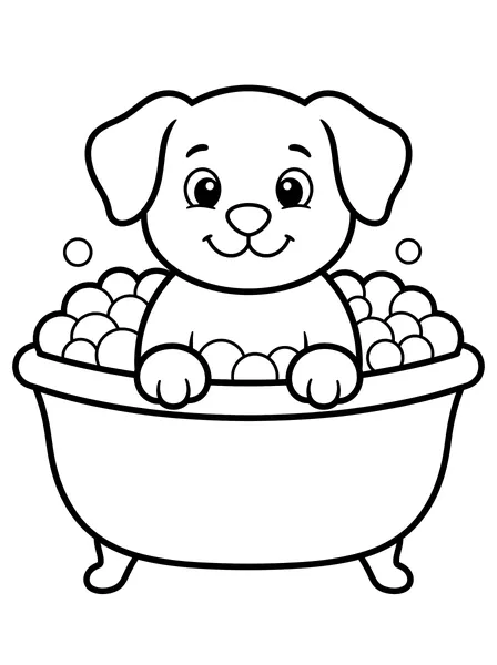 Puppy Bath Time