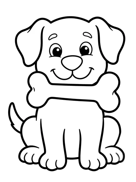 Puppy with a Bone