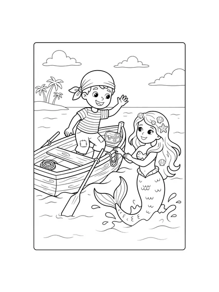 Pirate and Mermaid