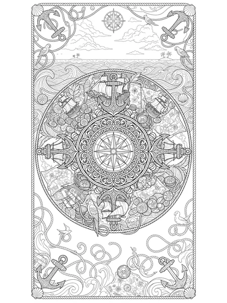 Pirate Treasure Mandala