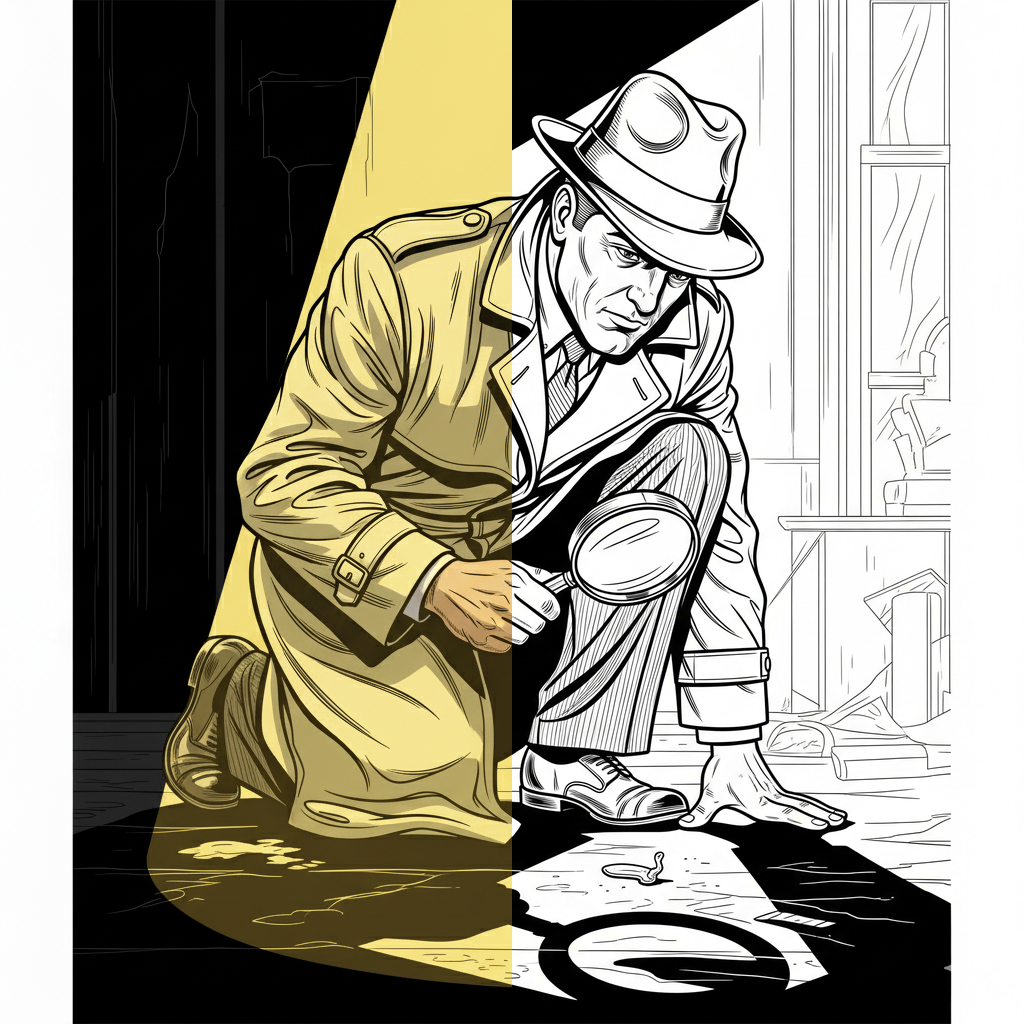 Detective Investigando