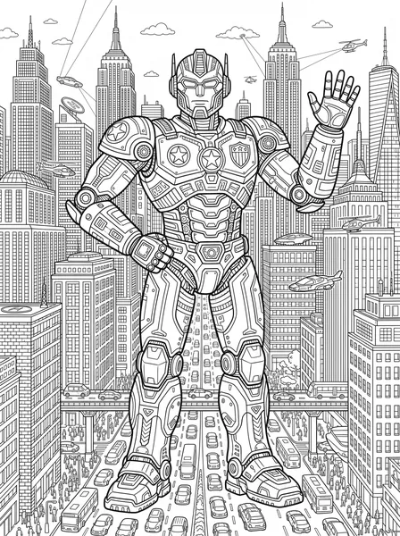 Giant Robot in the City