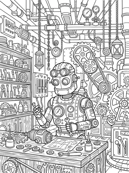 Steampunk Robot Workshop