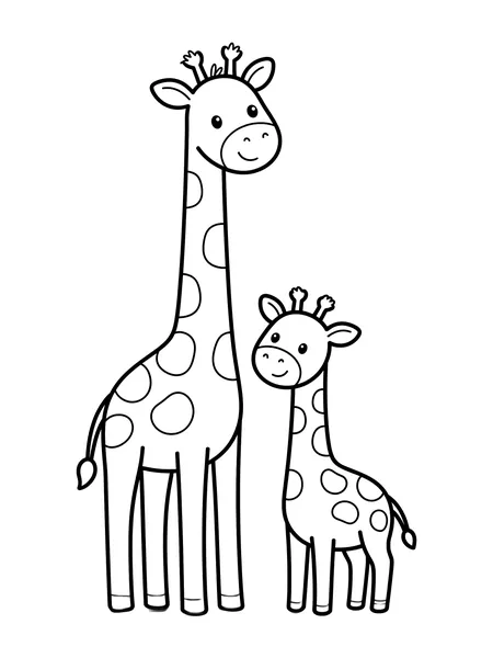 Tall and Short Giraffes