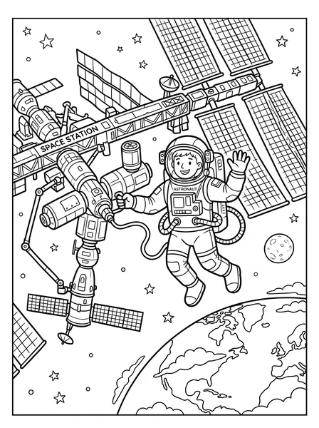Astronaut on a Spacewalk