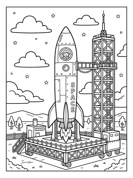 Rocket on the Launch Pad