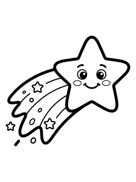 Smiling Shooting Star