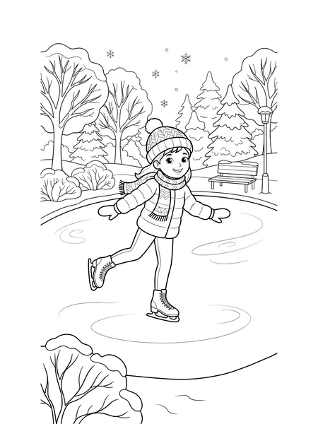 Girl Ice Skating
