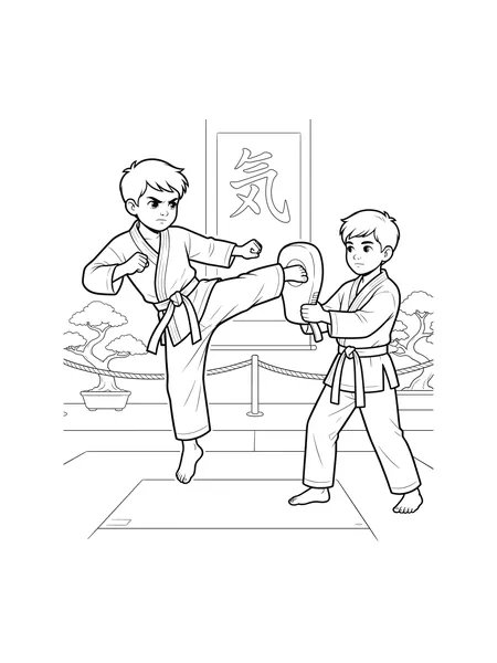 Karate Practice