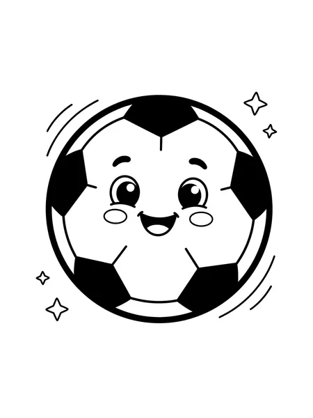 Smiling Soccer Ball