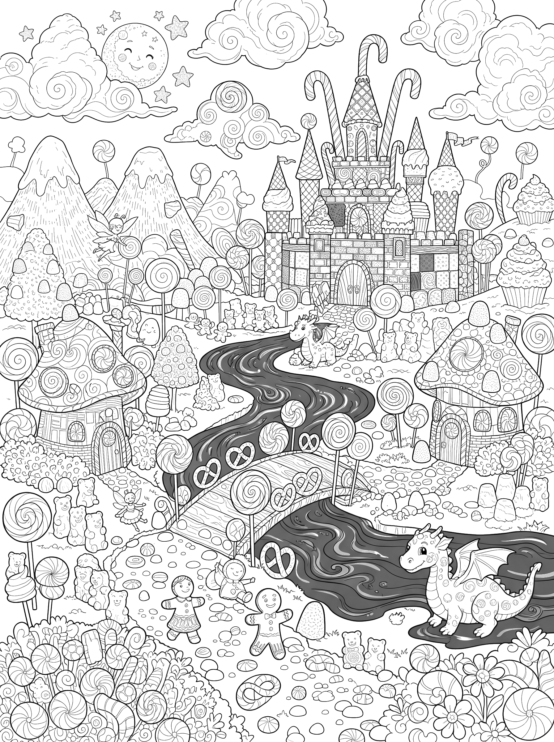 Candy Kingdom coloring page