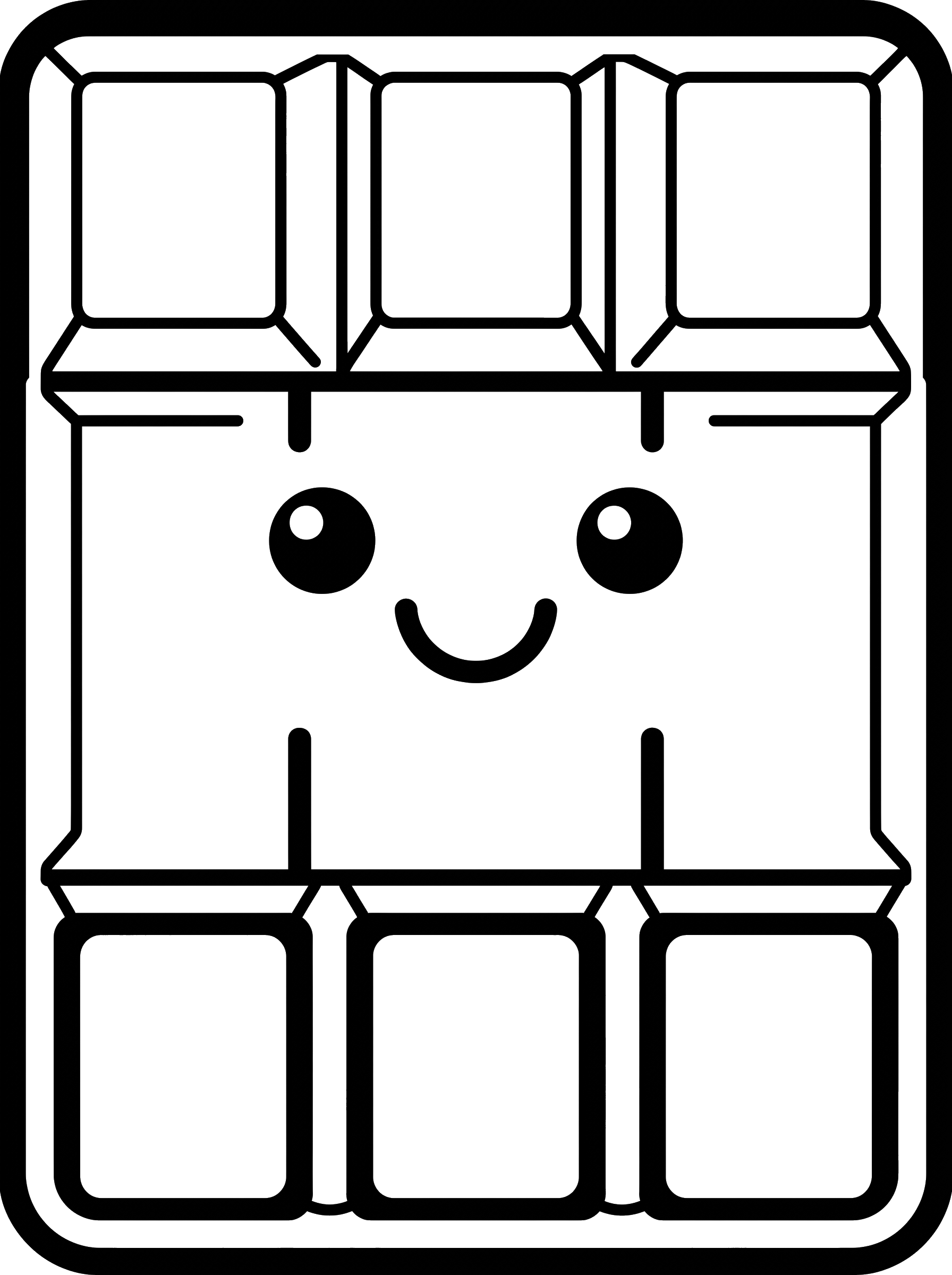Chocolate Bar coloring page