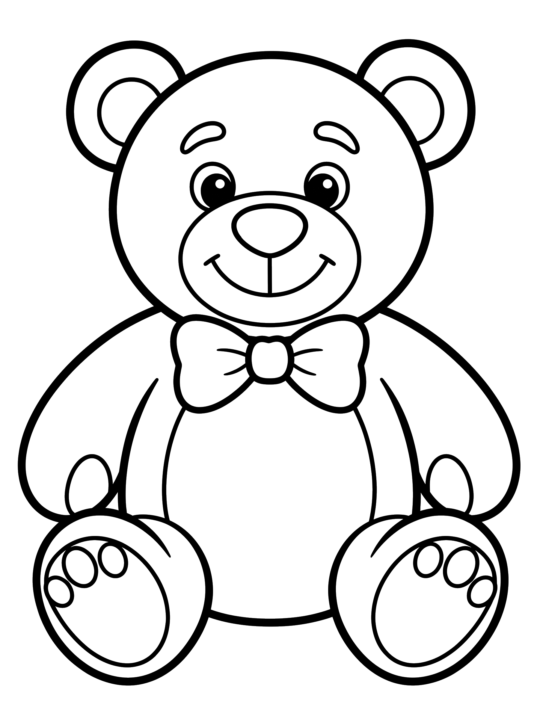 Teddy Bear coloring page