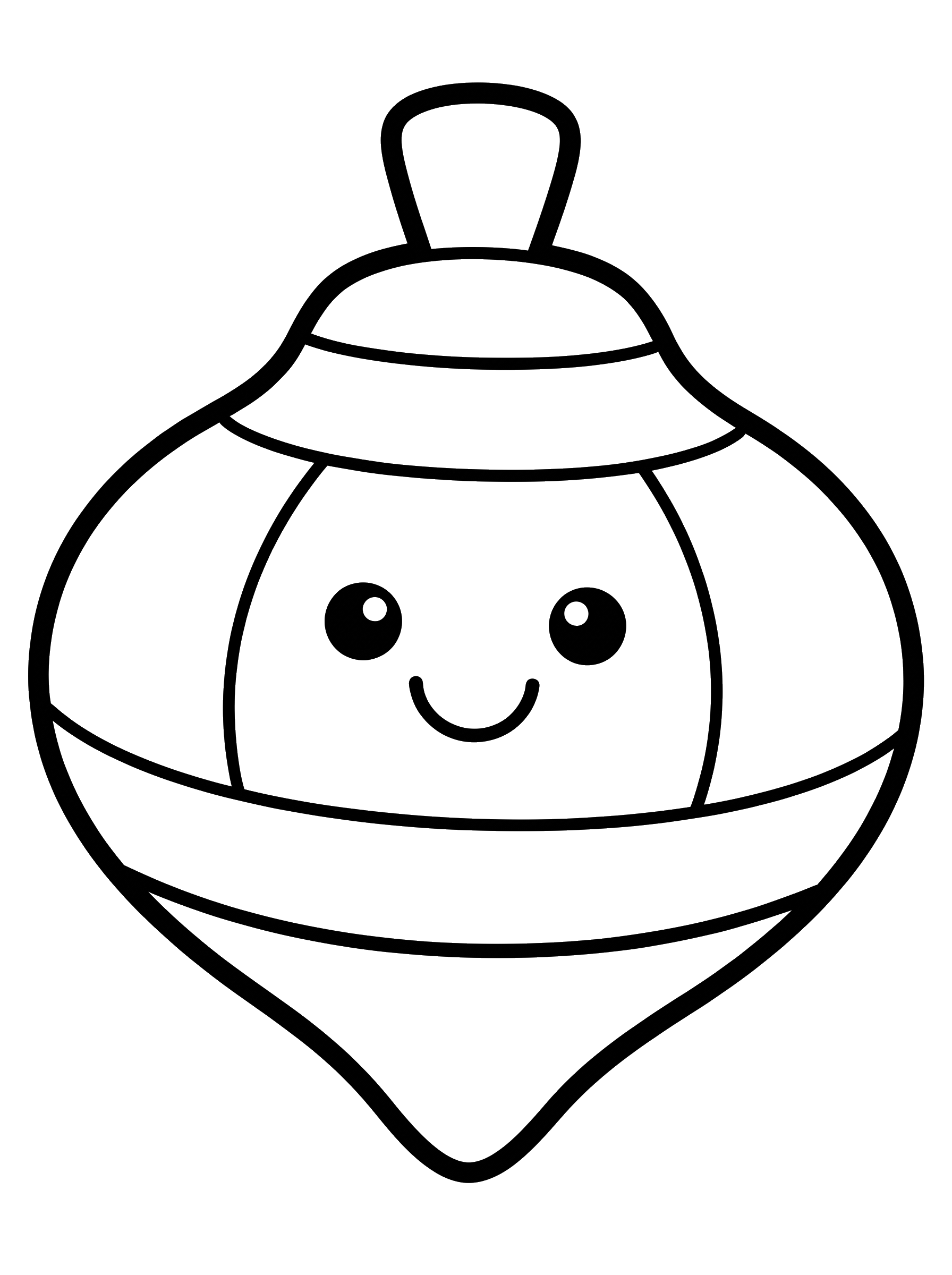 Spinning Top coloring page