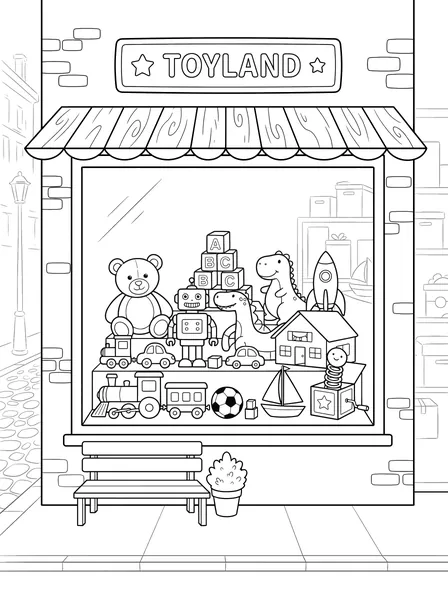 Toy Store Window
