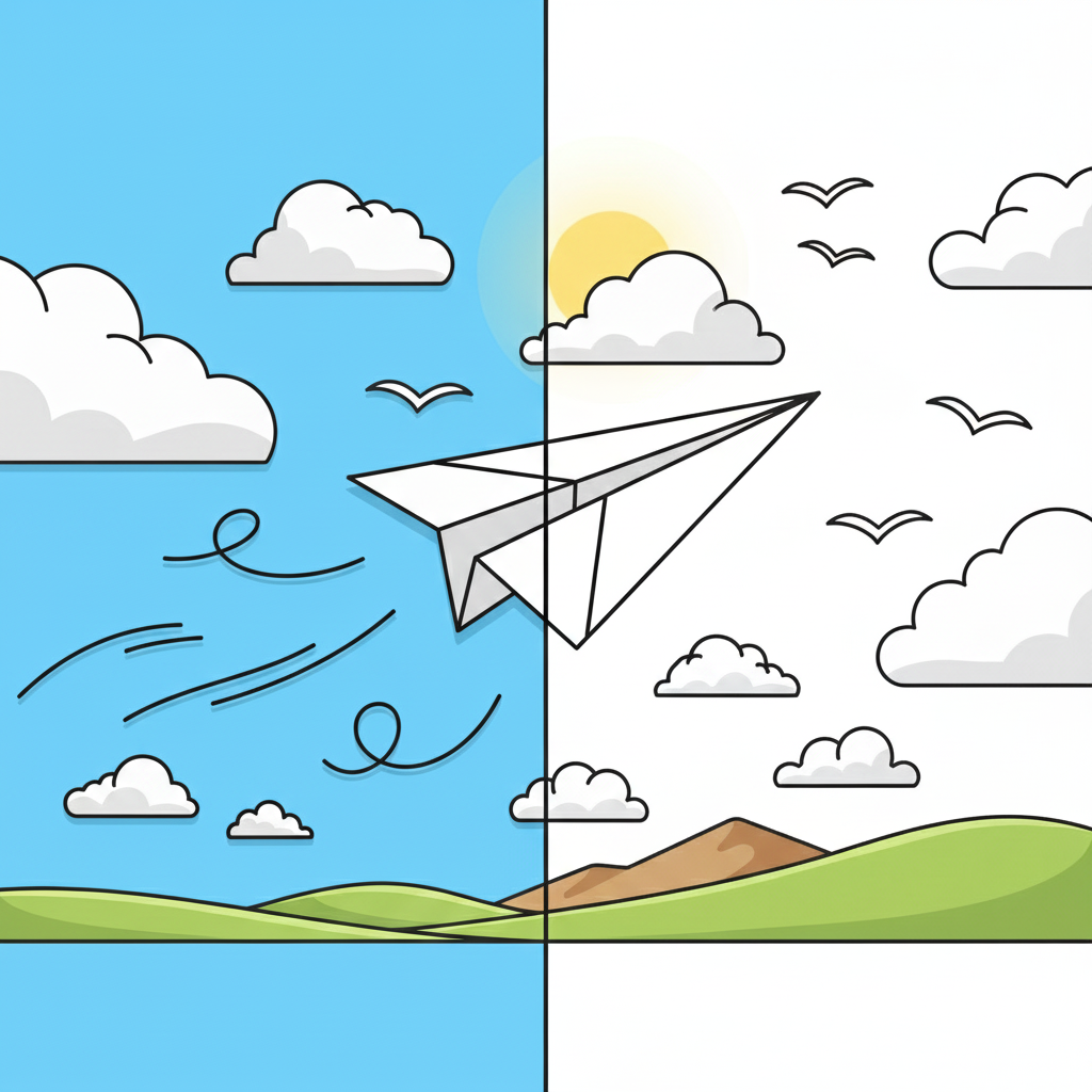 Avión de Papel