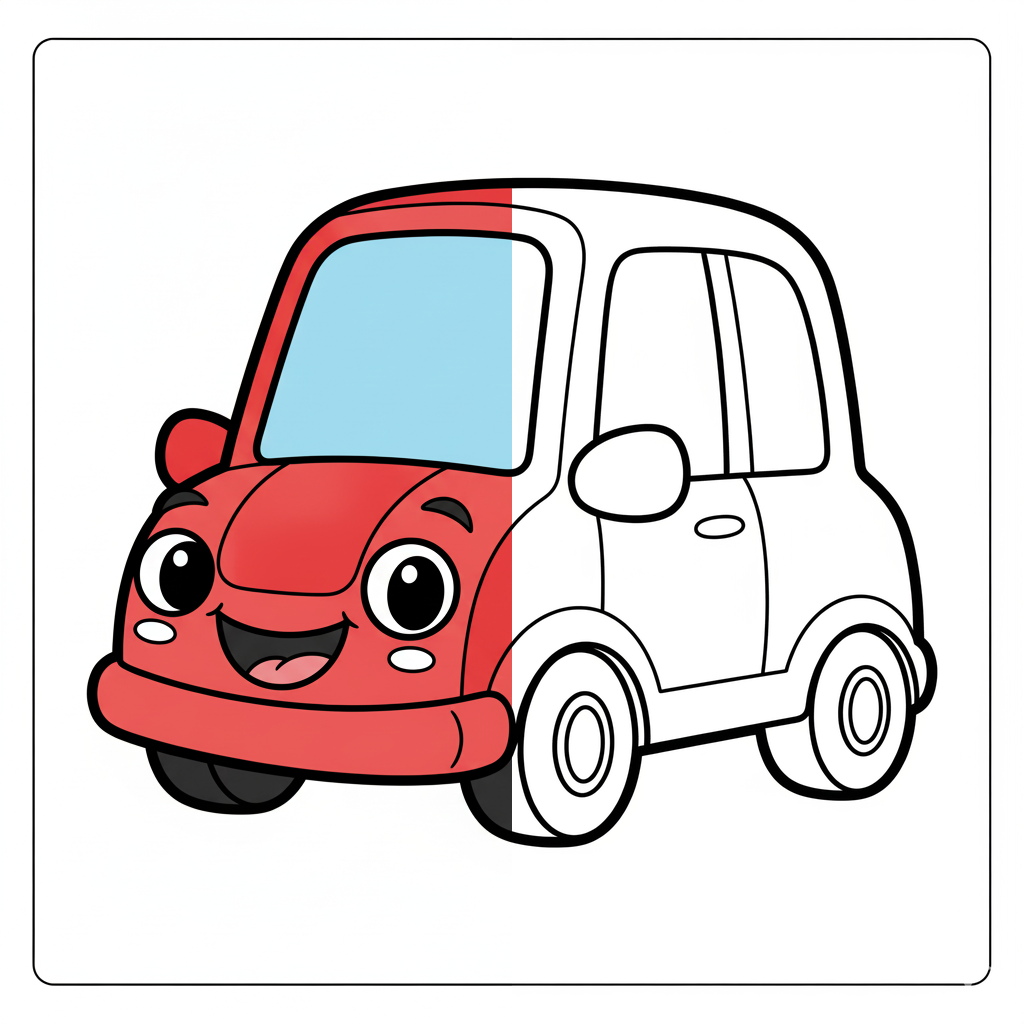 Coche de Caricatura